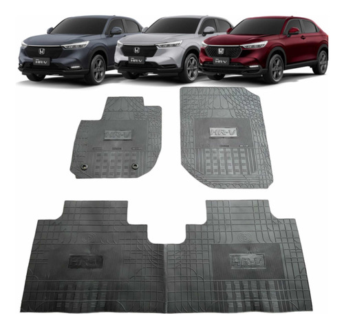 Tapete Automotivo Borracha Interno Honda Nova Hr-v 2023/2025