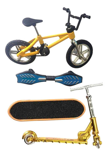 4 Piezas Finger Skateboard Bicicletas Fingerboard Bicicleta