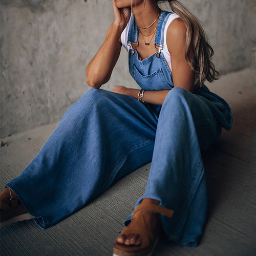 Pantalón En D Para Mujer, Moderno, Liso, Con Bolsillos Extra