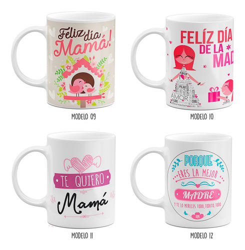Imagen 4 de 4 de Taza Día De Madres Regalo Para Mamá Diferentes Diseños
