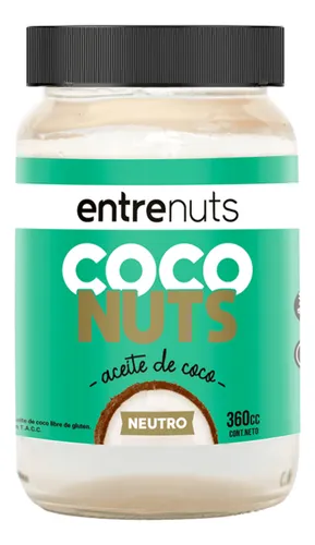 Aceite De Coco Entrenuts X 360cc Sin Tacc