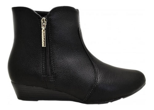 Imagem 2 de 4 de Bota Salto Baixo Modare 7048 215 Ziper Lateral Ultra Confort