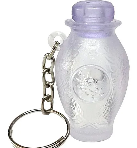 comprar 50 Chaveiros Botija Transparente Porta Azeite Ungido Unção