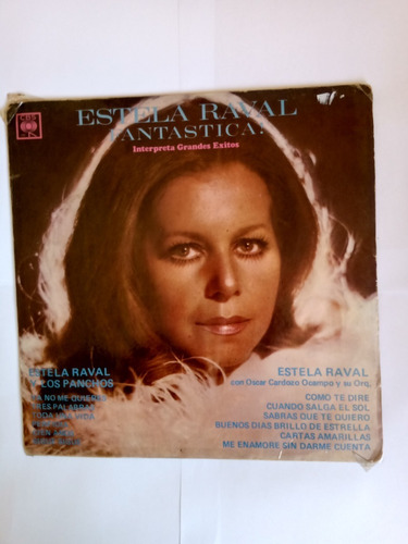 Vinilo Estela Raval-fantastica -  Edicion Original 1976+paño