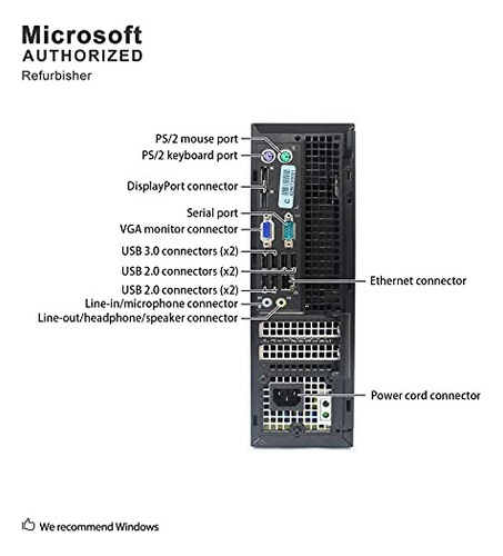 Computadora Dell Optiplex 9010 Sff I7 8gb Ram 120 Ssd (Reacondicionado)
