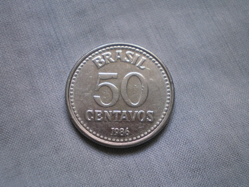 Brasil Cruzado 50 Centavos 1986 1987 1988 Y 10 Centavos 1987