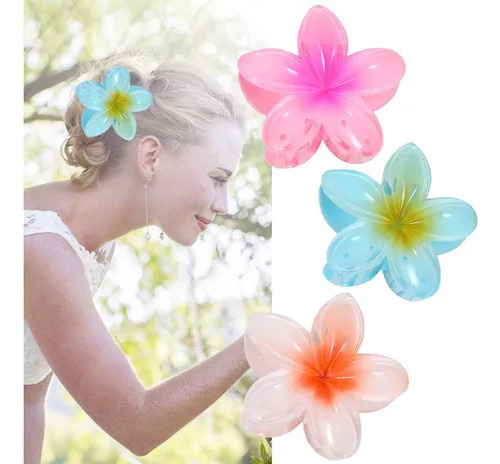 Pinza Para El Pelo Con Forma De Flor, Pinza Para El Pelo P