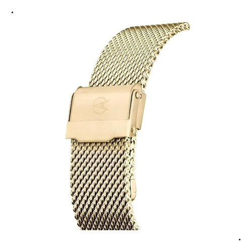 Relógio Champion Feminino Dourado Prova D' Água + Kit Brinco