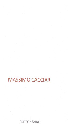 Três ícones, de Cacciari, Massimo. Editora AYINE, capa mole, edição 1 em português