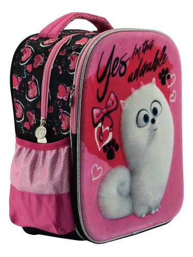 Mochila Mascotas Gidget 3d Kinder 155366 Original Ruz