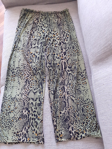 Ml Pantalón Ancho Diseño Animal Print - Talle Grande - Xl