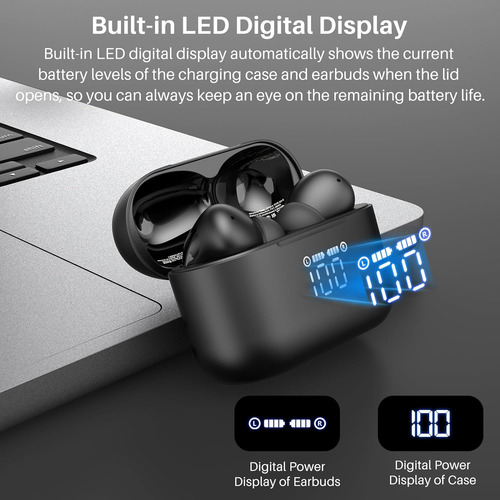 Auriculares Tozo T20 Bluetooth Colro Negro