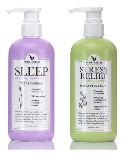 Pure Relief Locin Corporal Para Dormir Con Lavanda + Crema C