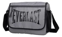Comprar Morral Carpetero Everlast Versátil Diseño Deportivo Práctica Color Gris Correa De Hombro Negro Diseño De La Tela Lisa