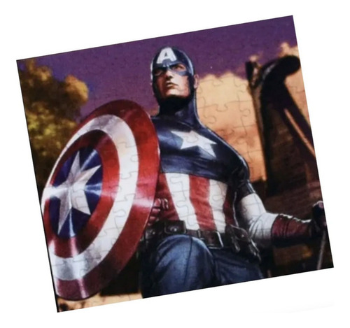 Rompecabezas Capitan America Marvel Avengers 100 Pz Novelty