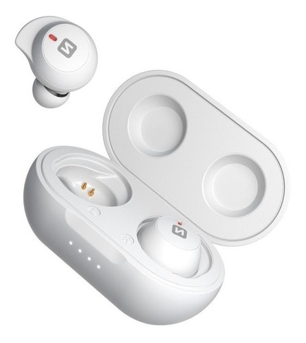 Auriculares Inalambricos Bluetooth Wireless In Ear Swissten Color Blanco