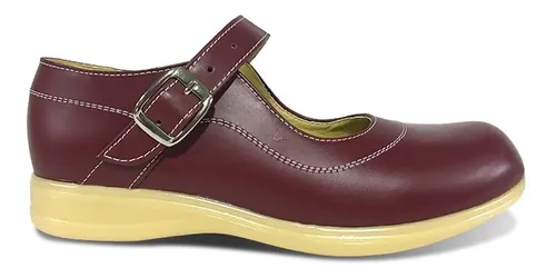 Zapato Colegial Mafalda Rojo