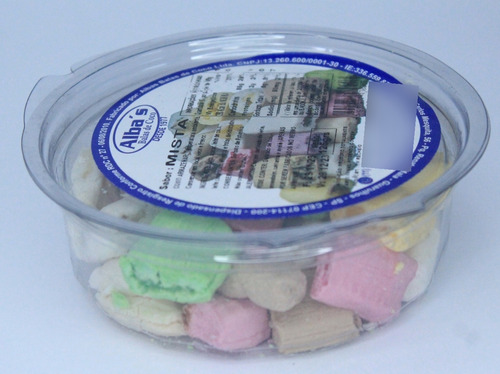 Bala De Coco Albás Recheios Diversos - Pote Com 125g