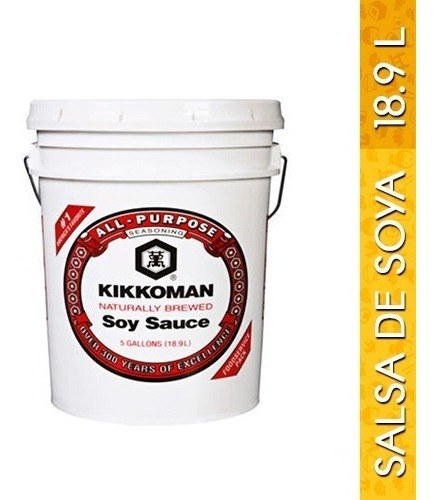 Imagen 3 de 4 de Salsa De Soya Kikkoman 5gal / 18.9 Litros