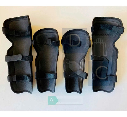 Imagen 4 de 4 de Kit Protecciones Para Motociclistas De Rodilleras Y Coderas