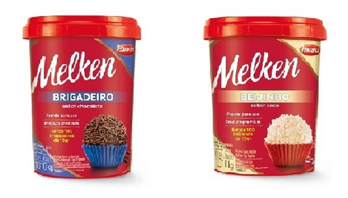 Combo Festa Doces Brigadeiro + Beijinho Melken Harald 1kg 