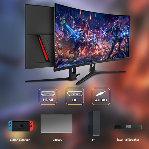 Monitor Curvo 32 Pulgadas Qhd 144 Hz Va Freesync 99 Srgb