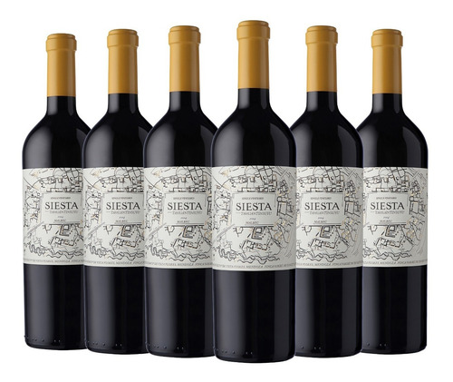 Imagen 1 de 1 de Vino Siesta Malbec Single Vineyard 750 Cc. Oficial!!!