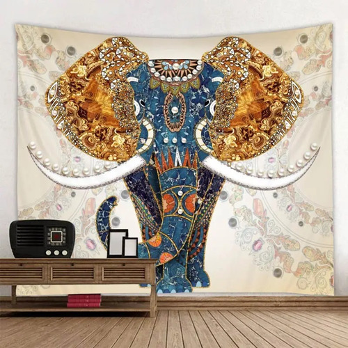 Mandala Elefante Manta Tapiz Yoga Arte Boho Frida Decoración