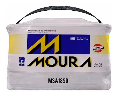 Batería Moura Msa18sd 12x40 D 40 Amp 250cca Asiática