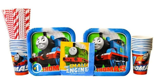 Thomas All Aboard Train Party Supplies Pack For  Guests...