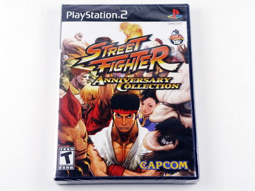 Street Fighter Anniversary Collection Playstation 2 Lacrado