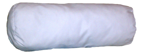 Almohada Cilíndrica 23x89 Centímetros Forma Decorativa Blanco