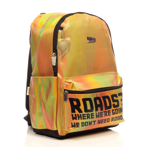 Mochila Hardhead Back To The Future Marty Mcfly Diseño de la tela Degradado