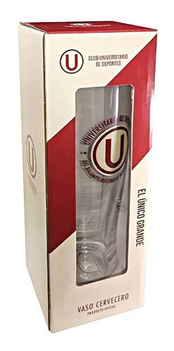 Vaso Alto Cervecero Oficial Universitario De Deportes