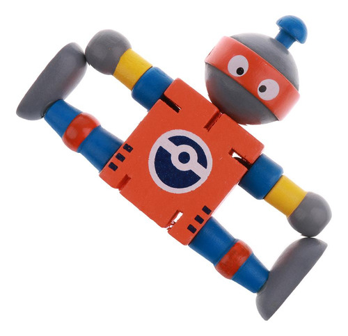 Robots De De Articulaciones Flexibles Poseable Naranja