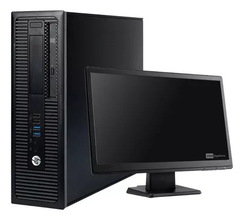 Cpu Hp Prodesk 600 G1 Core I7 4ta Gen 4gb 500gb + Monitor 19