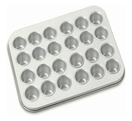 Cuisinart Nonstick Bakeware 24-cup Mini Muffin Pan, Silver