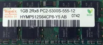 Comprar Memoria Ram 512 Hymp512s64cp8-y5 1gb Pc2-5300 Ddr2 Sodimm