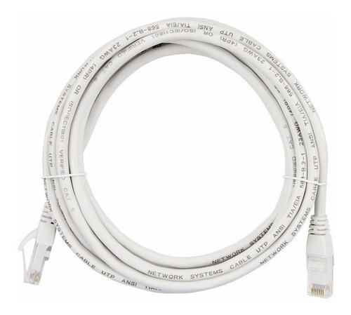 Cable Red Utp Patch Cord Lszh Nexxt Cat6 Certificado 7 Pies