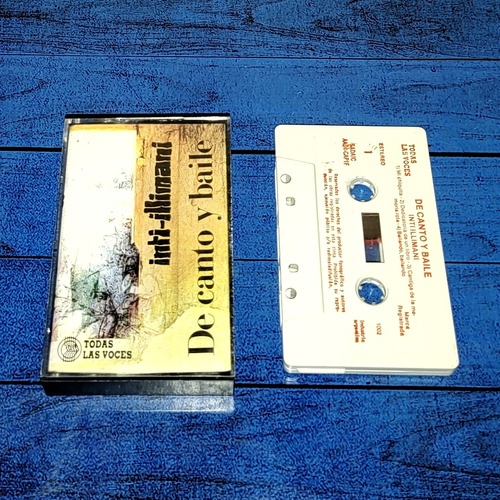 Inti-illimani De Canto Y Baile Cassette Arg Maceo-disqueria