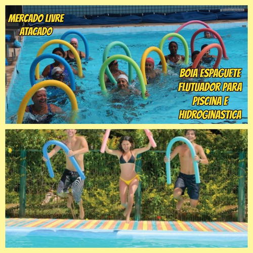Espaguete Para Piscina Hidroginastica Lazer Brincar Kit C/10
