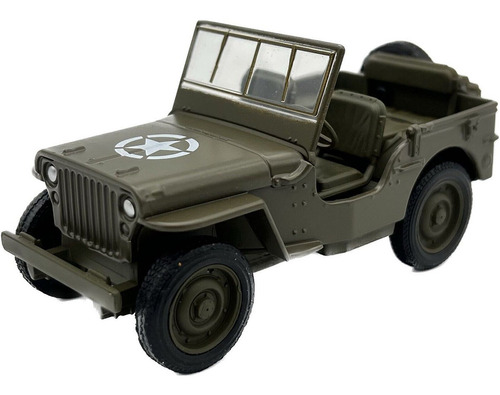 Jeep Willys Militar Mb1945 Americano Coleccion Welly 1:32 St