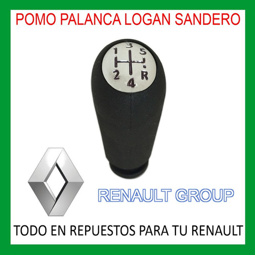 Pomo Palanca Renault Logan Sandero