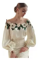 Comprar Camisas De Mujer Blusa De Seda Satinada Manga De Mujer