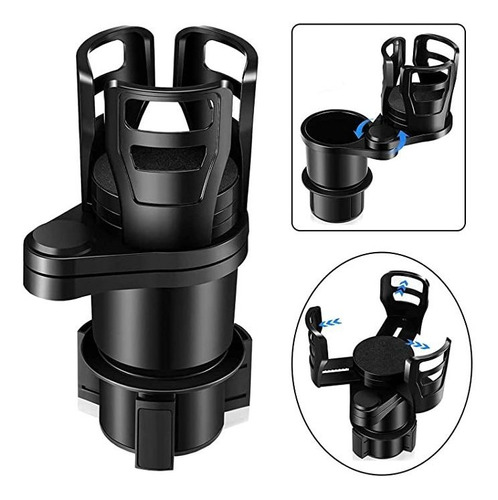 Expansor De Doble Soporte Para Tazas De Coche Con Base Ajus.