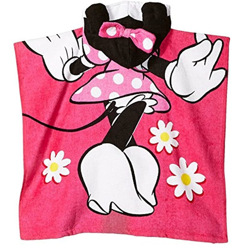 Disney Toalla De Algodón De Minnie Mouse De Moños Y Lunares