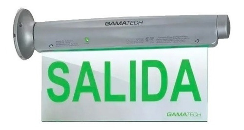 Cartel Led Señalizador Salida Gamasonic - Luminoso Gx 12