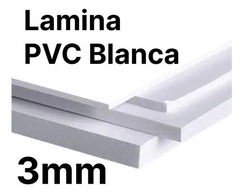 Laminas De Pvc Blanca 3mm 122 X 244