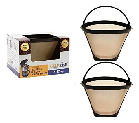 Filtros De Café Goldtone N°4, Reusables, 2 Pcs