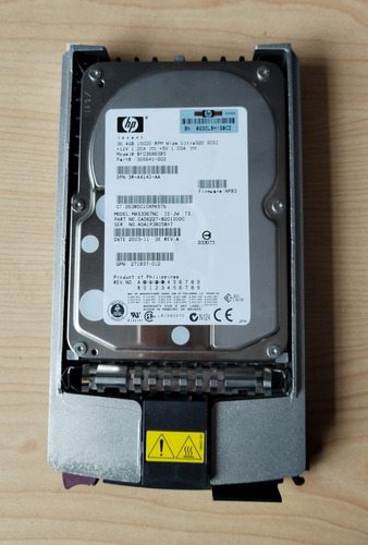 Hp Hard Drive Wide Ultra320 Scsi 146.8gb 15000 Rpm